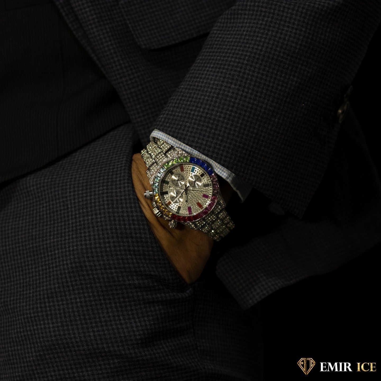 MONTRE EMIR WATCH V8 OR BLANC Bijouterie Bijoux Diamant Emirice.com