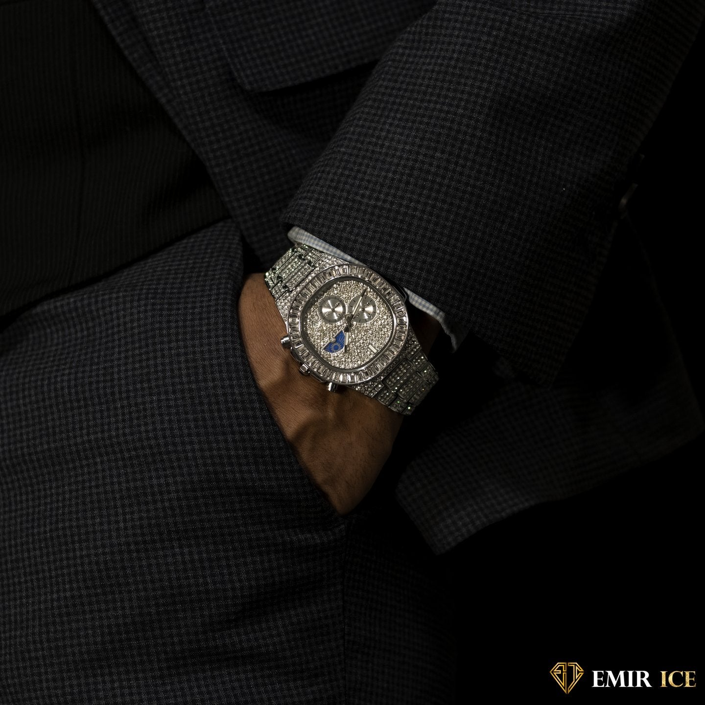 MONTRE EMIR WATCH V7 OR BLANC Bijouterie Bijoux Diamant Emirice.com