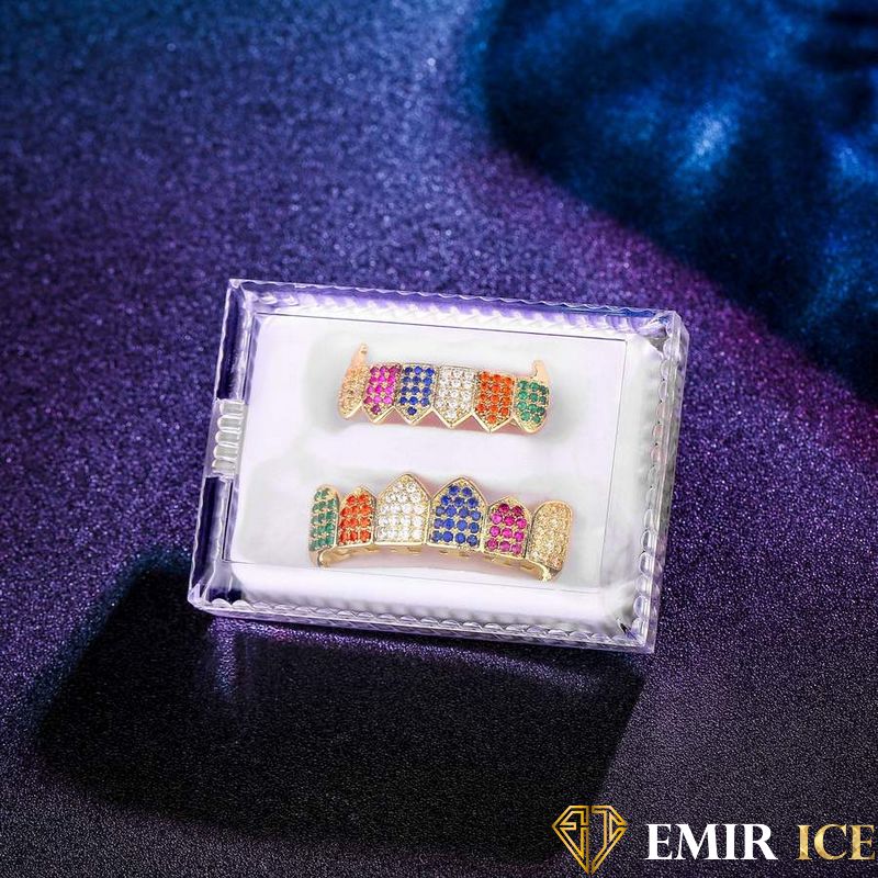 GRILLZ EMIR LUXURY RAINBOW OR JAUNE - Emirice.com
