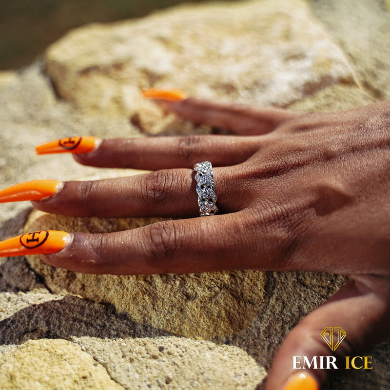 BAGUE CUBAN LINK FEMME Bijouterie Bijoux Diamant Emirice.com