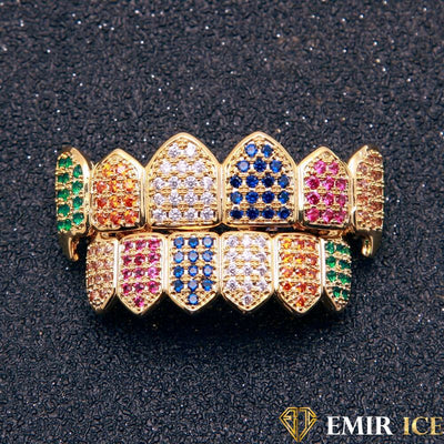 GRILLZ EMIR LUXURY RAINBOW OR JAUNE - Emirice.com