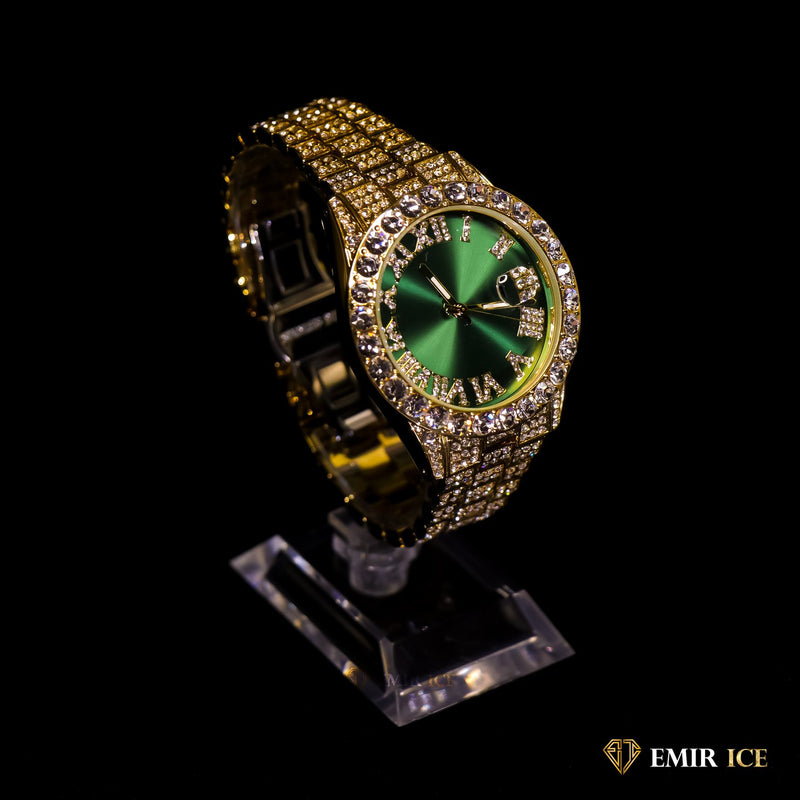 MONTRE EMIR GREEN WATCH OR JAUNE - Emirice.com