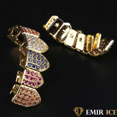 GRILLZ EMIR LUXURY RAINBOW OR JAUNE - Emirice.com