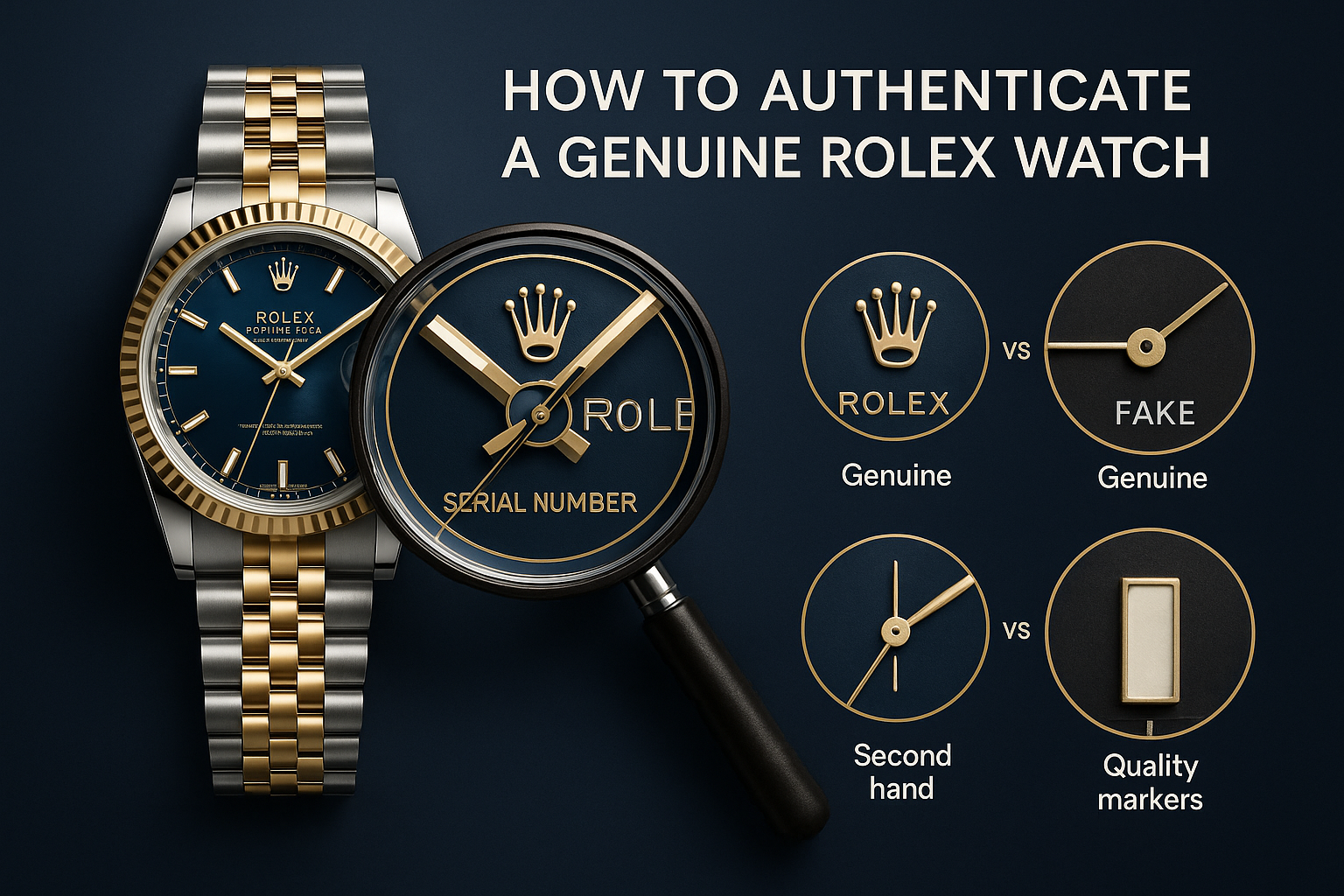 Comment reconnaître une vraie rolex ?