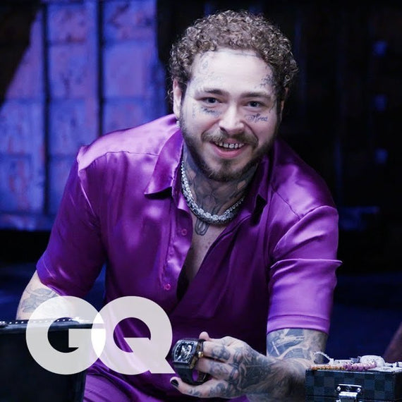 Post Malone dévoile sa collection de bijoux hip hop