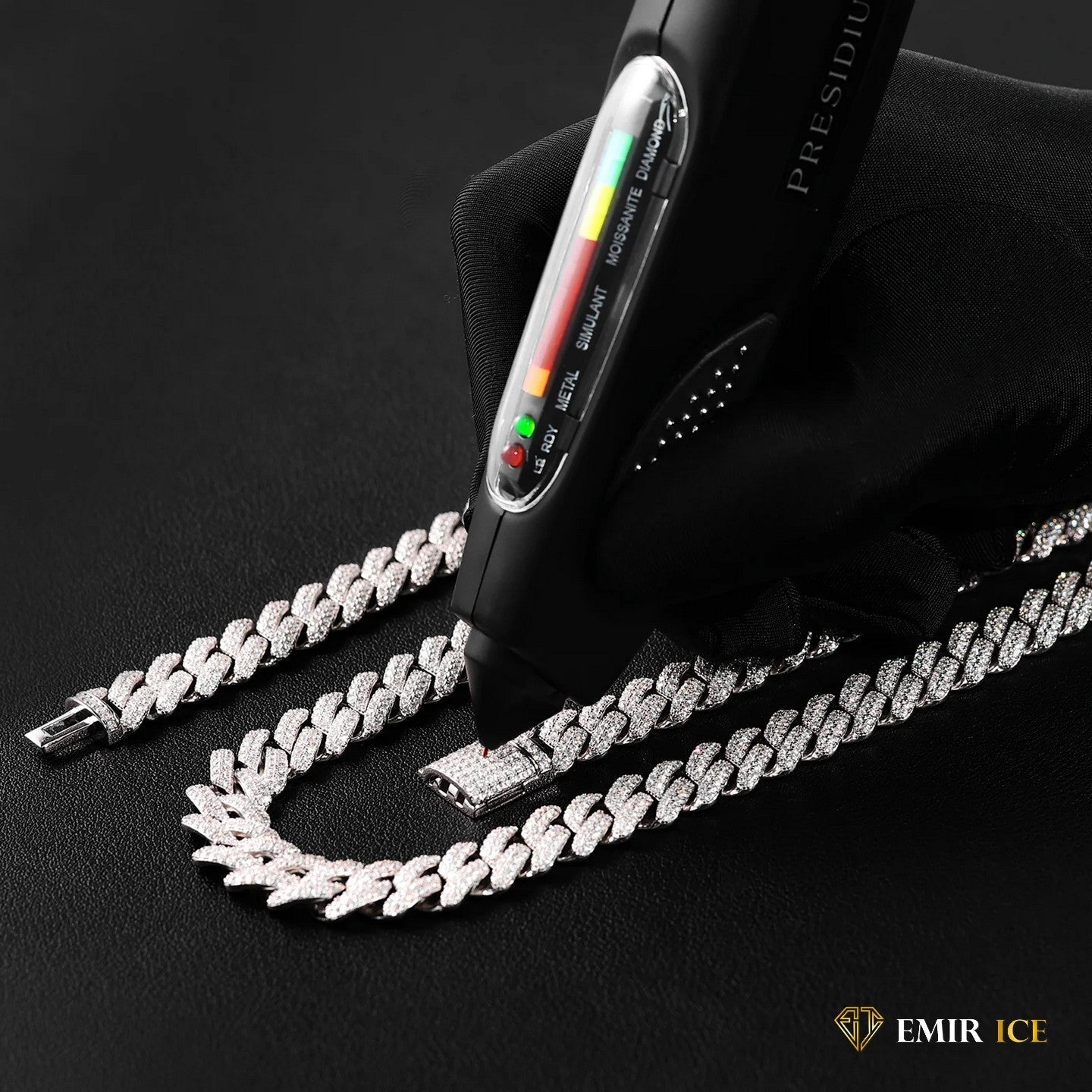COLLIER CHAINE DIAMANT NATUREL