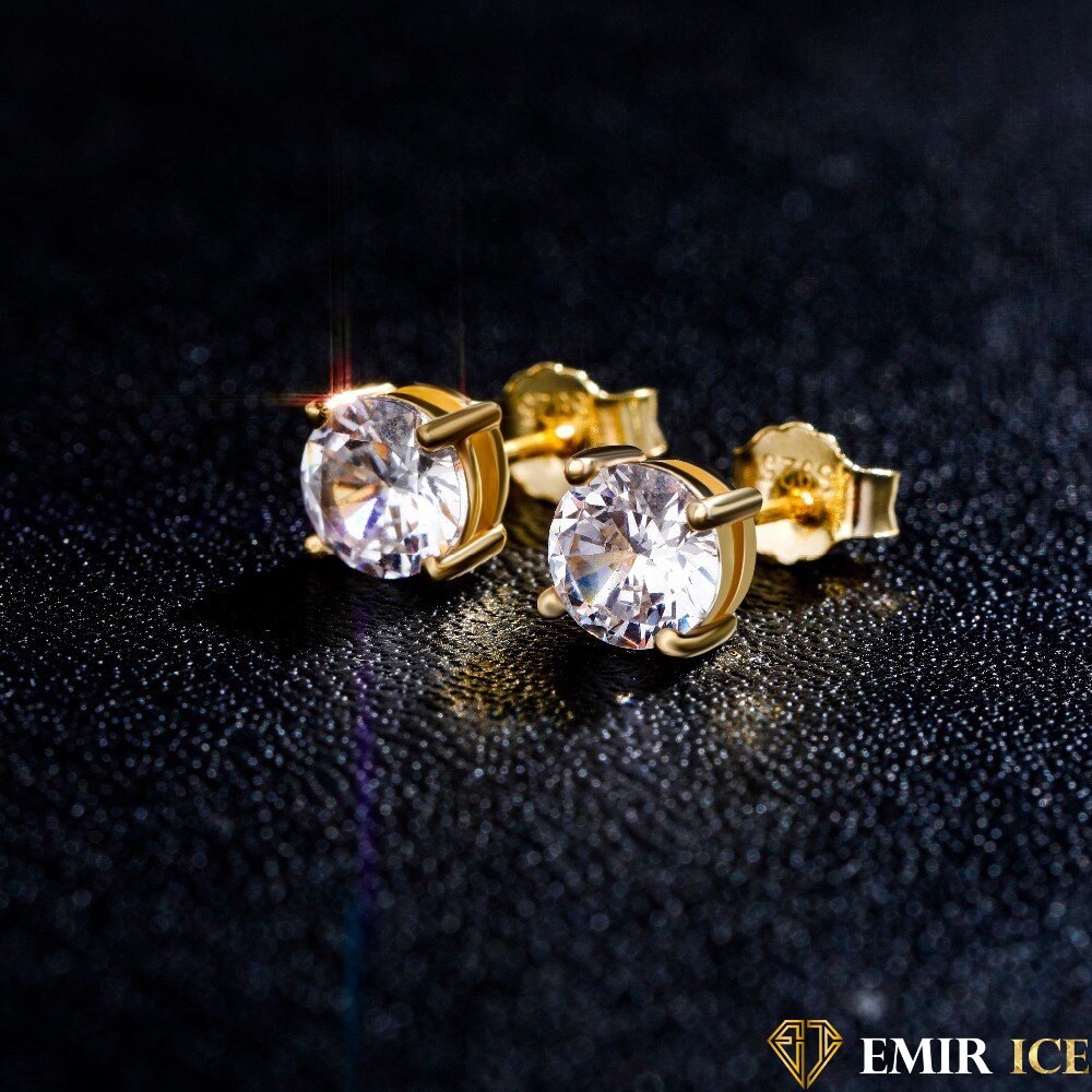 BOUCLE D'OREILLE DIAMANT MOISSANITE
