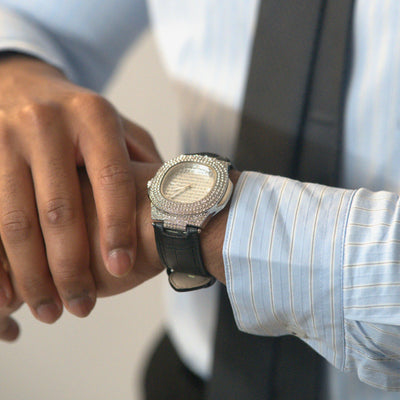 MONTRE EMIR WATCH CUIR OR BLANC - Emirice.com