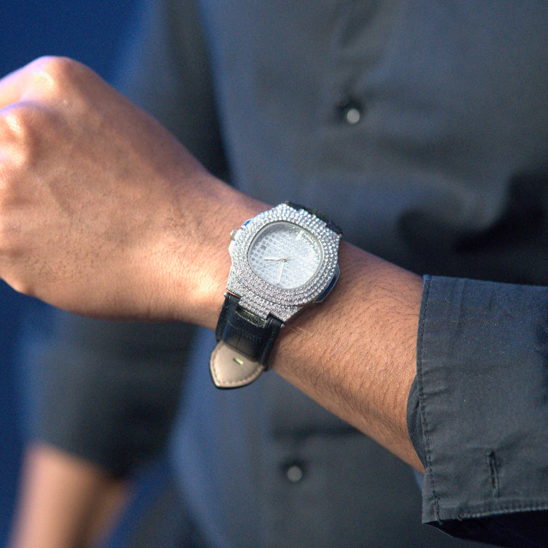 MONTRE EMIR WATCH CUIR OR BLANC - Emirice.com