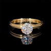 Alliance de mariage solitaire diamant laboratoire 1CT