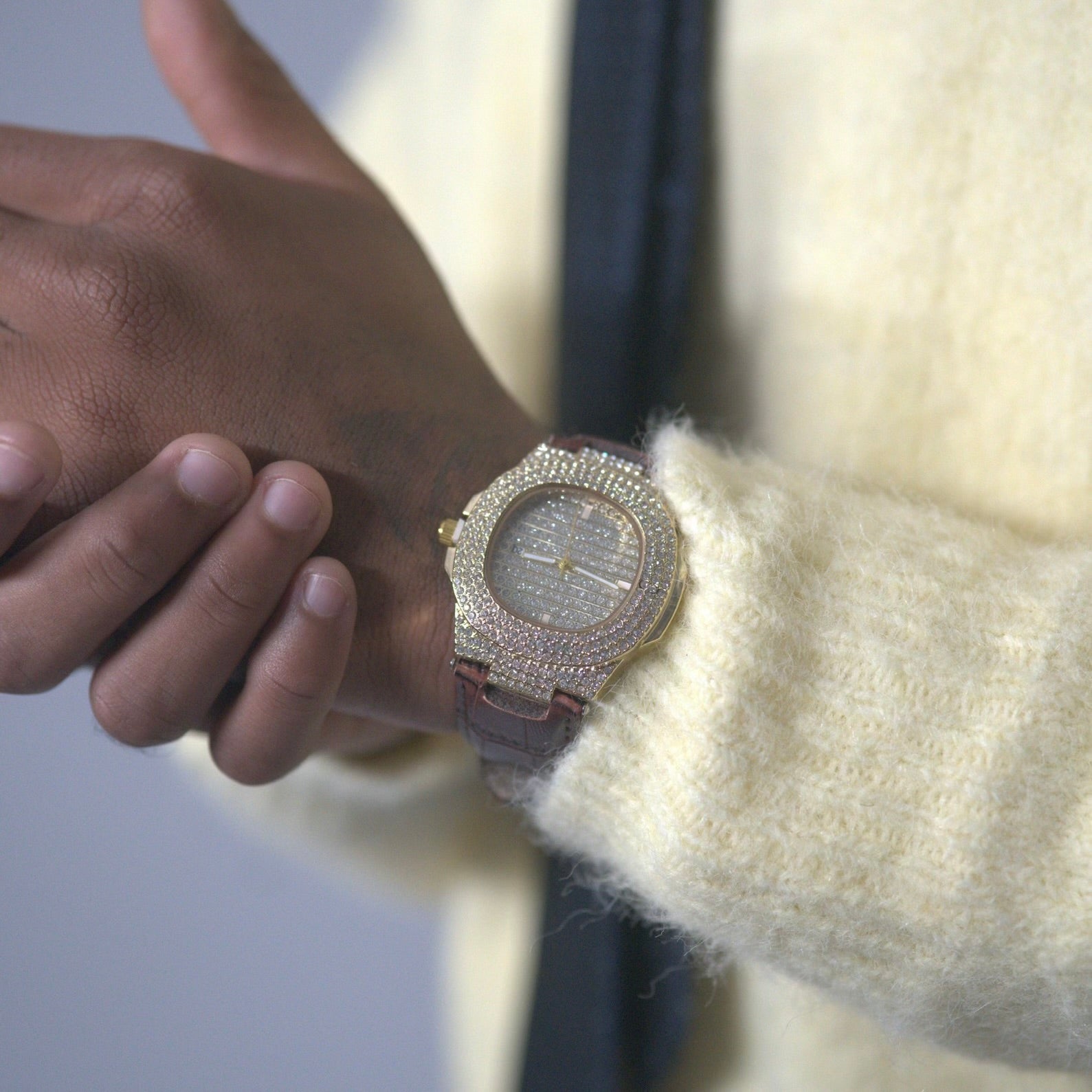 MONTRE EMIR WATCH CUIR OR JAUNE - Emirice.com
