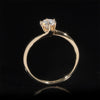 Bague de fiancailles solitaire diamant laboratoire 1CT