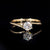 Bague de fiancailles solitaire diamant laboratoire 1CT