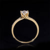 Bague de mariage solitaire pavé diamant laboratoire 1 CT