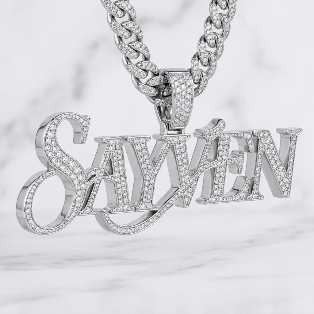 Pendentif Sayven sur mesure Bijouterie Bijoux Diamant Emirice.com