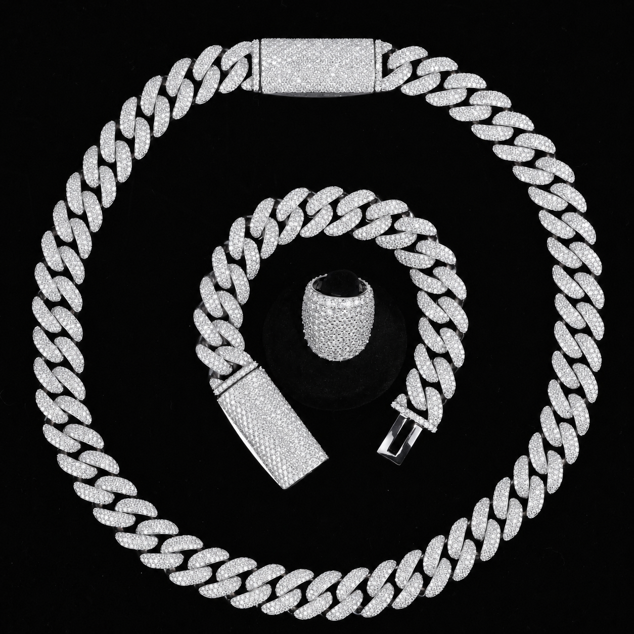 Chaine 14mm 50cm Bijouterie Bijoux Diamant Emirice.com