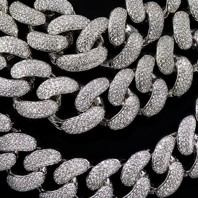 CHAINE CUBAINE- 18MM Bijouterie Bijoux Diamant Emirice.com