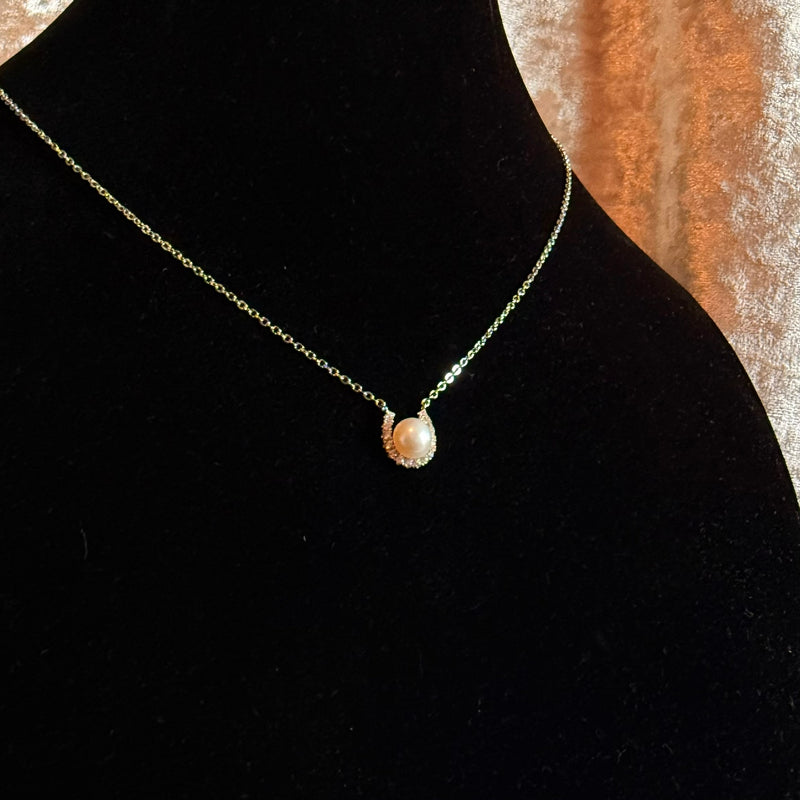 collier fer a cheval diamant or jaune - Emirice.com