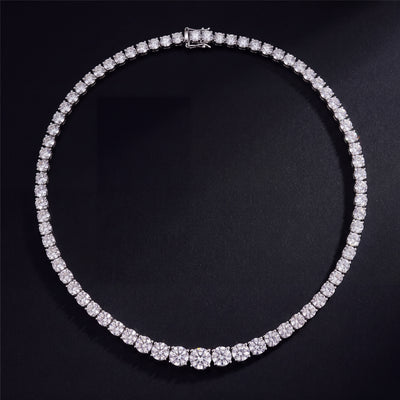 Chaîne Tennis Dégradée diamant naturel Homme - produit seul - Emir ICE