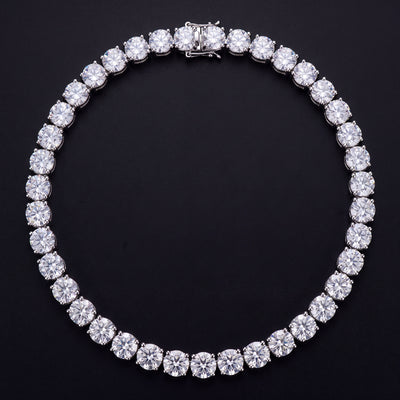 Chaîne Tennis 8 mm 2 ct par pierre diamant naturel Femme - produit seul - Emir ICE