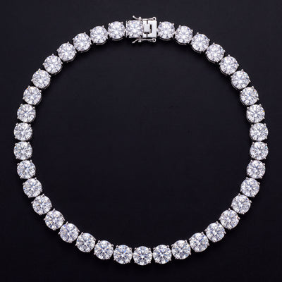 Chaîne Tennis Grosses Pierres 8 mm - 10 mm diamant de laboratoire Homme - produit seul - Emir ICE