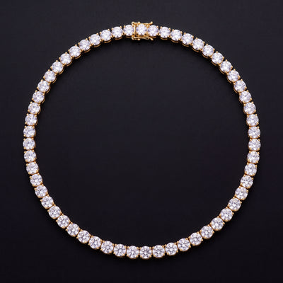 Chaîne Tennis 4 mm moissanite Femme - produit seul - Emir ICE