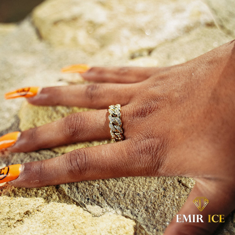 BAGUE CUBAN LINK FEMME Bijouterie Bijoux Diamant Emirice.com