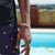 BRACELET CUBAIN DIAMANT BAGUETTE OR JAUNE - 12MM - Emirice.com