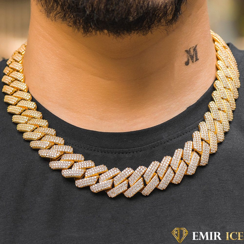 CHAINE EMIR PRONG LINK 19MM - Emirice.com