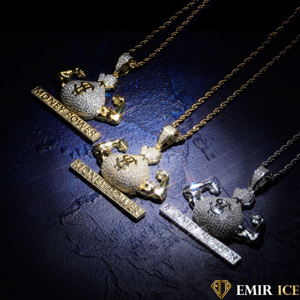 COLLIER PENDENTIF MONEY POWER - Emirice.com
