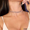 CHAINE MAILLE CUBAINE FEMME OR ROSE - 12MM - Emirice.com