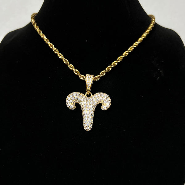 Vente Pendentif médaillon astrologique Capricorne