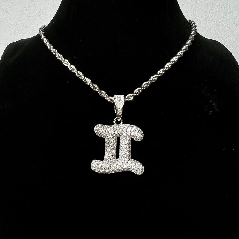 COLLIER SIGNE ASTROLOGIQUE GÉMEAUX - Emirice.com