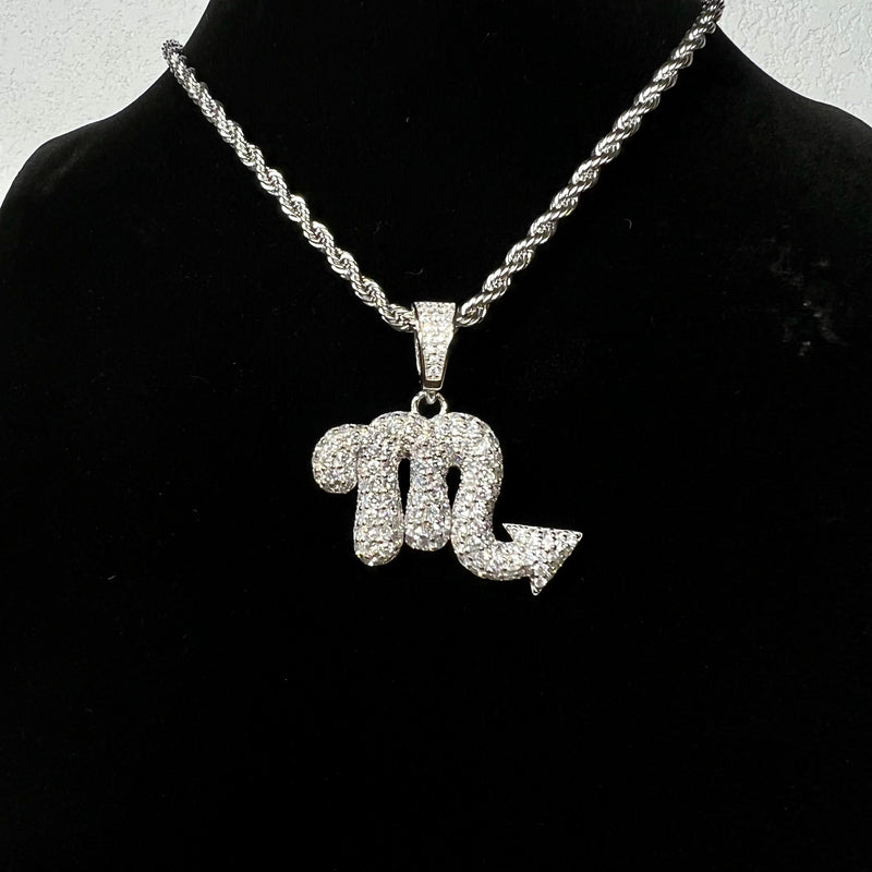COLLIER SIGNE ASTROLOGIQUE SCORPION Bijouterie Bijoux Diamant Emirice.com