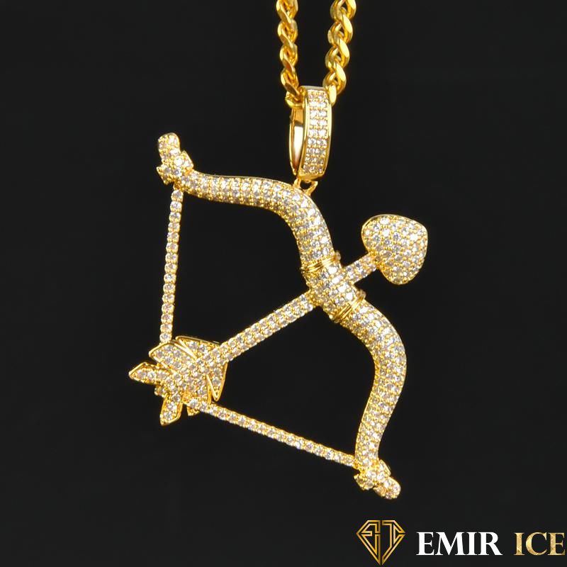 COLLIER PENDENTIF ARC & FLÈCHE™ : Symbole d'union - Emirice.com