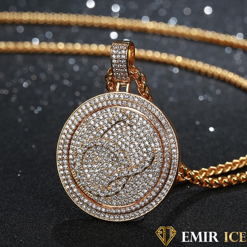 COLLIER PENDENTIF ROTATIF QC MUSIC - Emirice.com