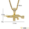 COLLIER PENDENTIF AK 47 KALASHNIKOV - Emirice.com