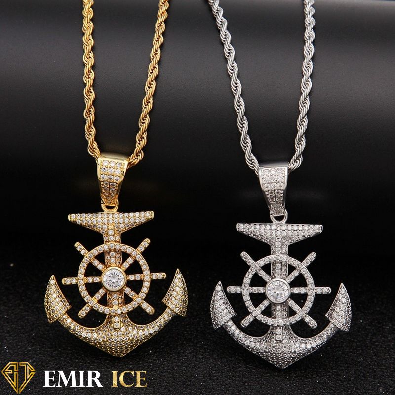 COLLIER PENDENTIF ANCRE™ : Symbole de rigueur - Emirice.com