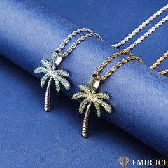 Collier Pendentif Palmier Or | Les Jacottes Collier Pendentif Palmier Or | Les Jacottes