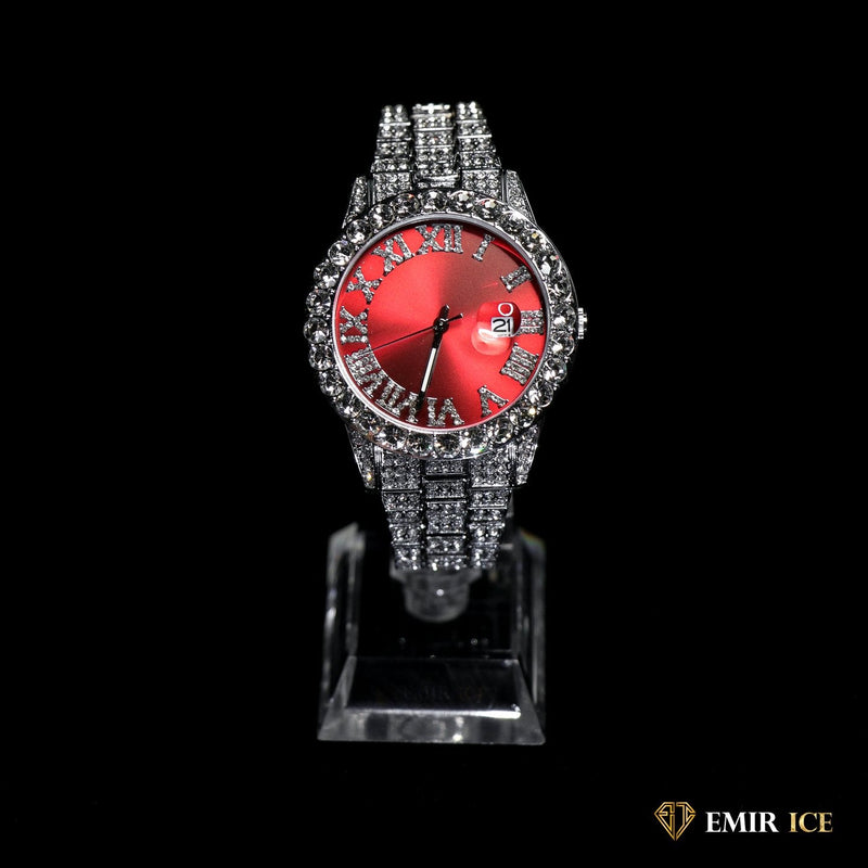 MONTRE EMIR RED WATCH OR BLANC Bijouterie Bijoux Diamant Emirice.com