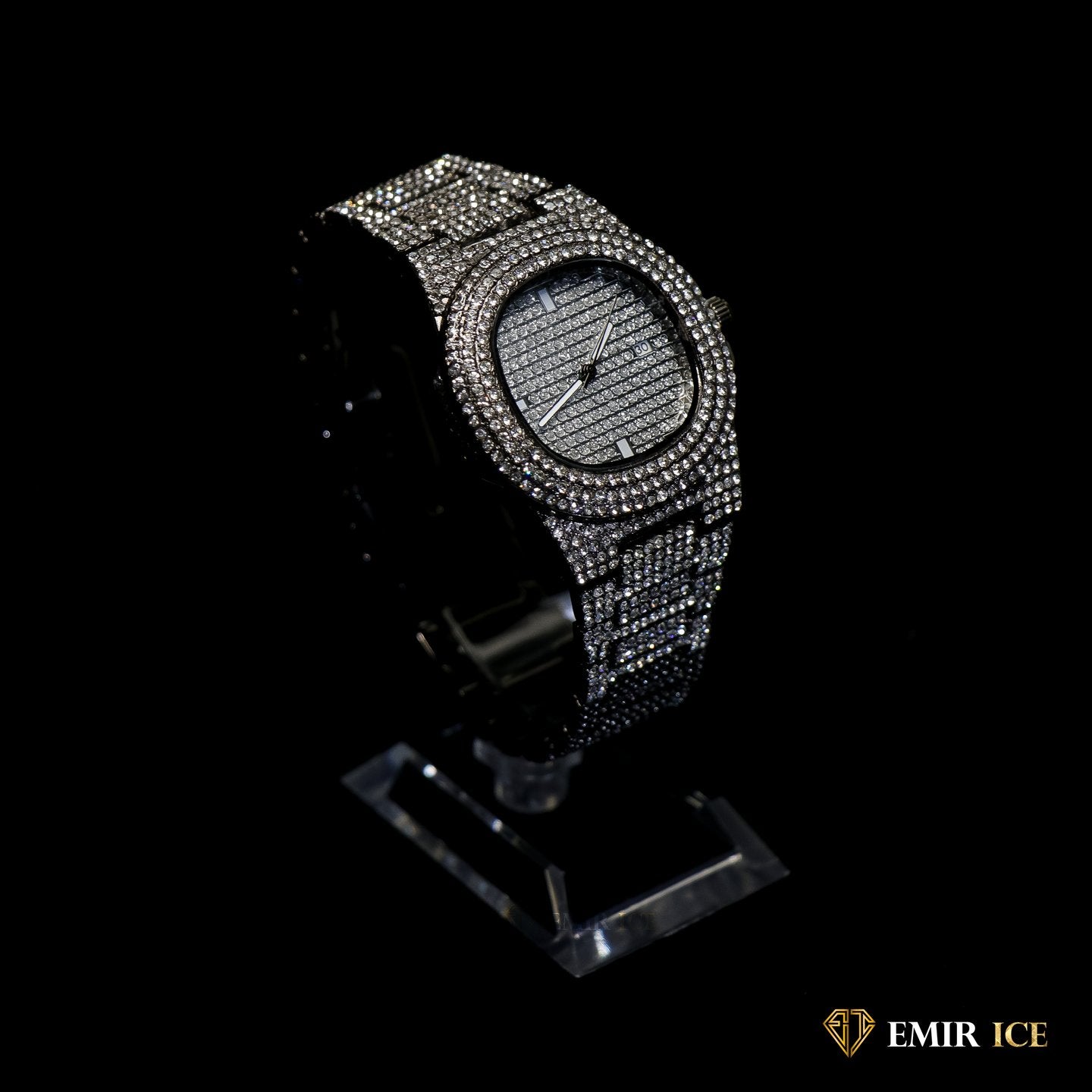Bijouterie Montre Avec Diamant Homme Montre Bulova à Quartz Pour