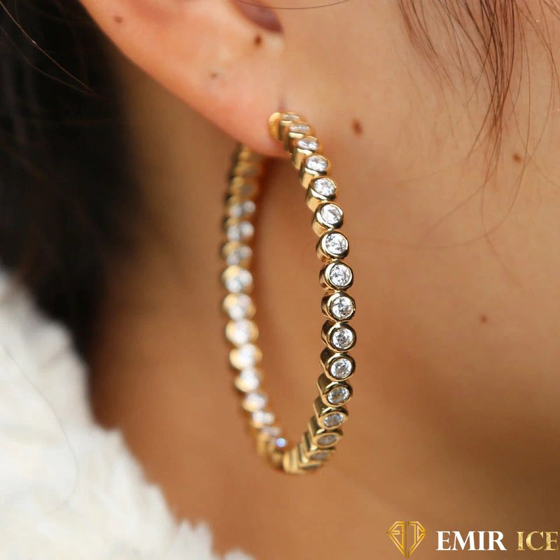 BOUCLE D'OREILLE "EMIR DUBAI" | ARGENT 925 - Emirice.com