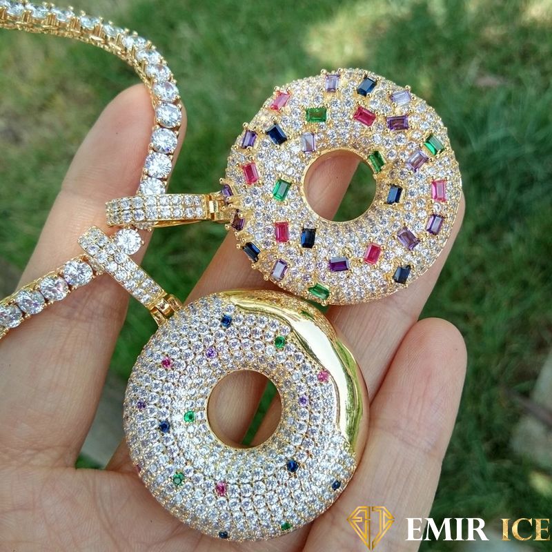 COLLIER PENDENTIF DONUT - Emirice.com
