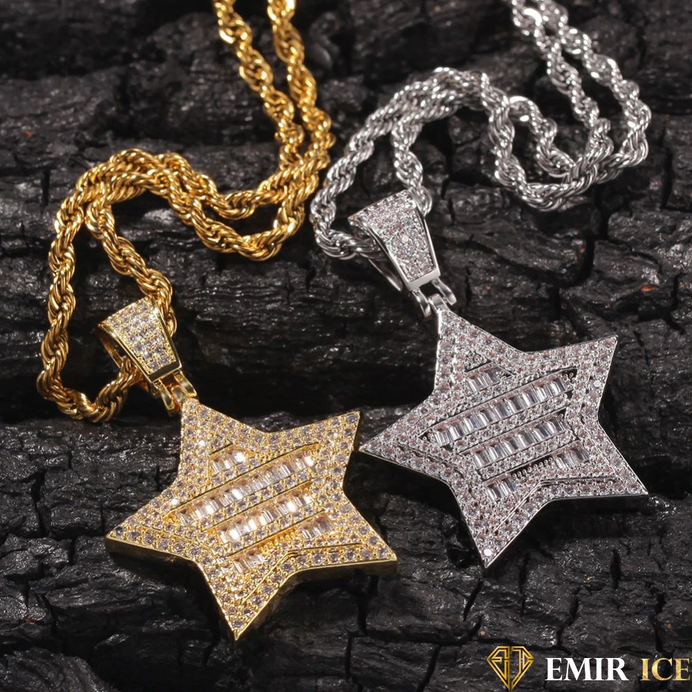 COLLIER PENDENTIF GRANDE ÉTOILE : Symbole de victoire - Emirice.com