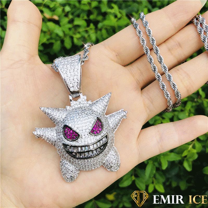 COLLIER PENDENTIF POKEMON ECTOPLASMA - Emirice.com