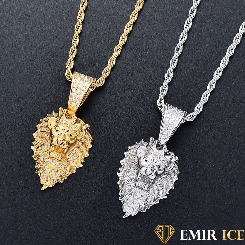 COLLIER PENDENTIF ROI LION - Emirice.com