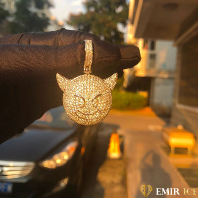 COLLIER PENDENTIF EMOJI DIABLE DEMON ICE - Emirice.com