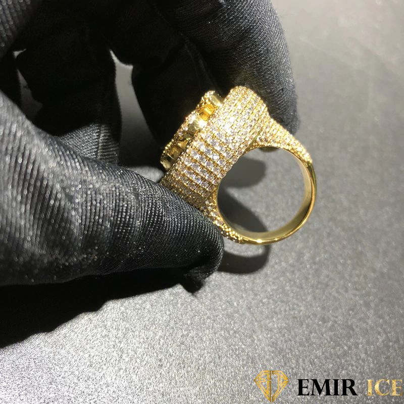 BAGUE PERSONNALISABLE ROTATIVE EMIR PINKY RING - Emirice.com