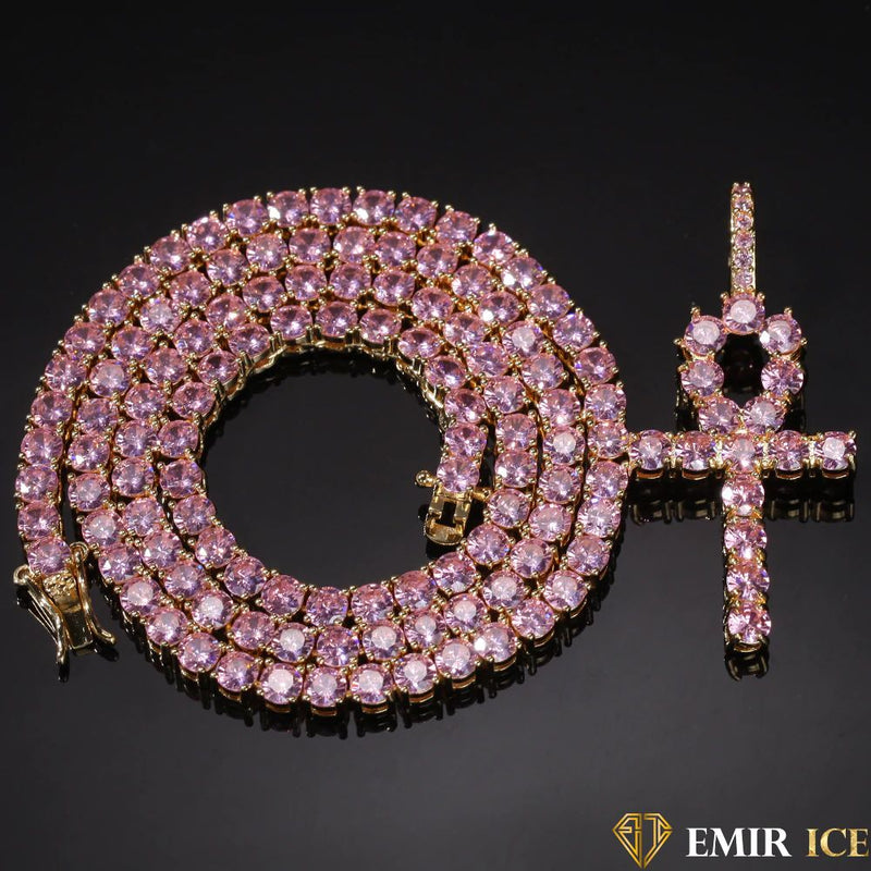 COLLIER "PINKY & ICY ÂNKH" - Emirice.com