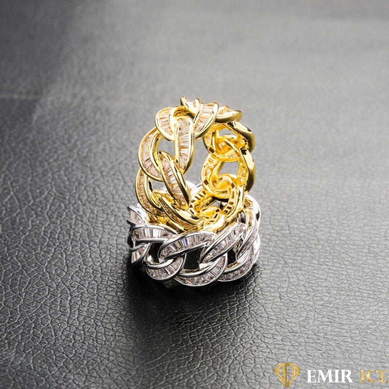 BAGUE CUBAN LINK BAGUETTE - Emirice.com